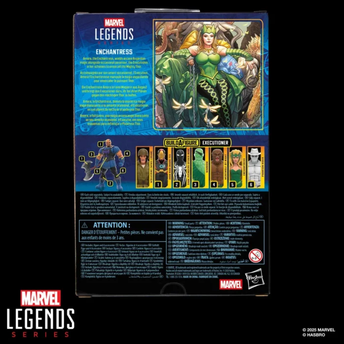 Enchantress Marvel Legends Series Actionfigur von Hasbro Build-A-Figure Executioner
