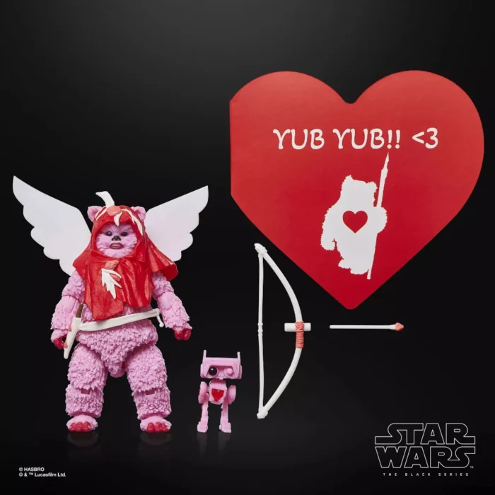 Ewok (Valentine’s Day Edition) Star Wars Black Series Figur von Hasbro