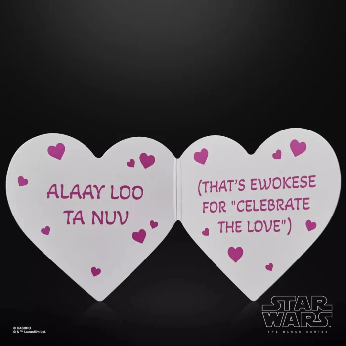 Ewok (Valentine’s Day Edition) Star Wars Black Series Figur von Hasbro