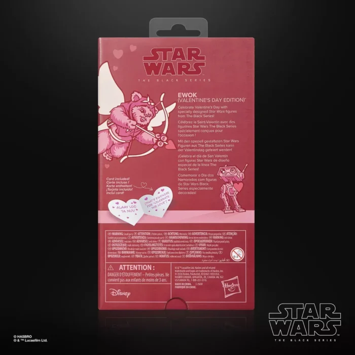 Ewok (Valentine’s Day Edition) Star Wars Black Series Figur von Hasbro