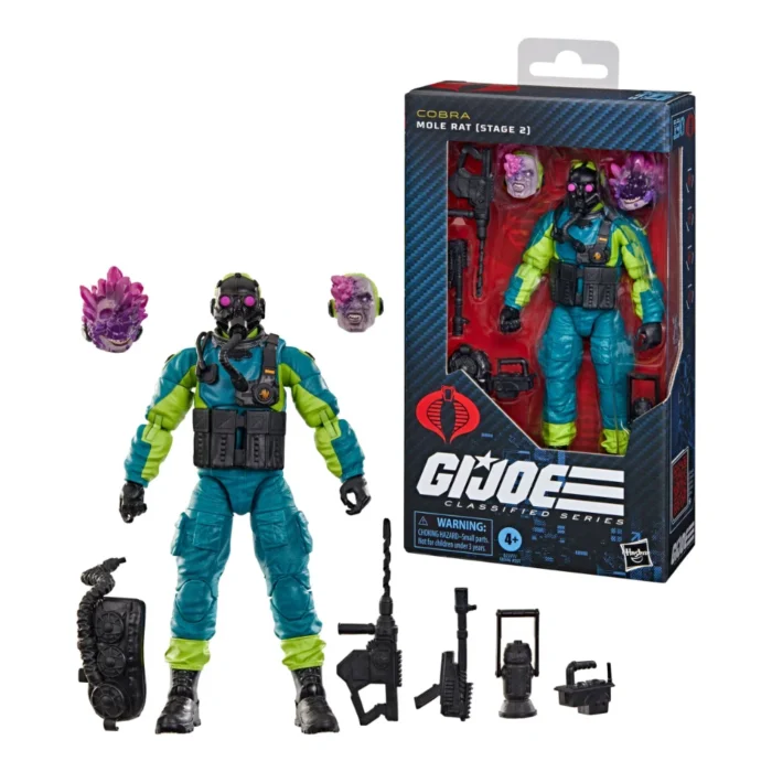 Mole Rat (Stage 2) G.I. Joe Classified Series Figur von Hasbro