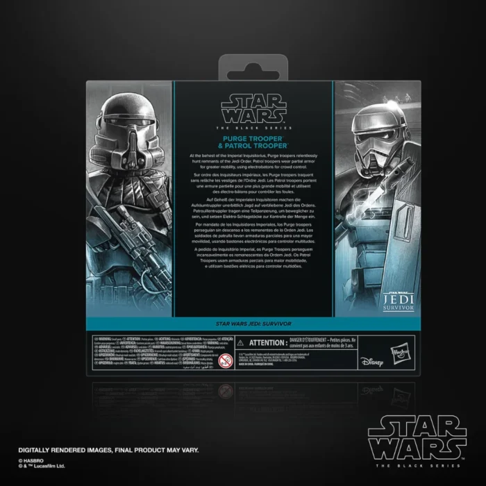 Purge Trooper & Patrol Trooper Star Wars Black Series 2-Pack von Hasbro aus Star Wars: Survivor