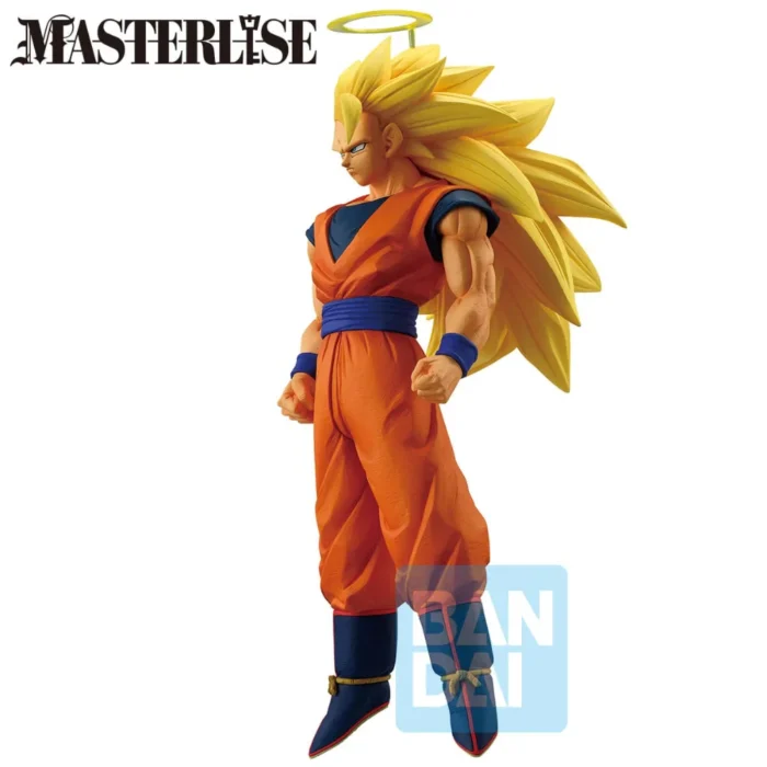 Son Goku mit Heiligenschein Dragon Ball Z Battle of the Super Saiyan Ichibansho Masterlise Statue von Banpresto