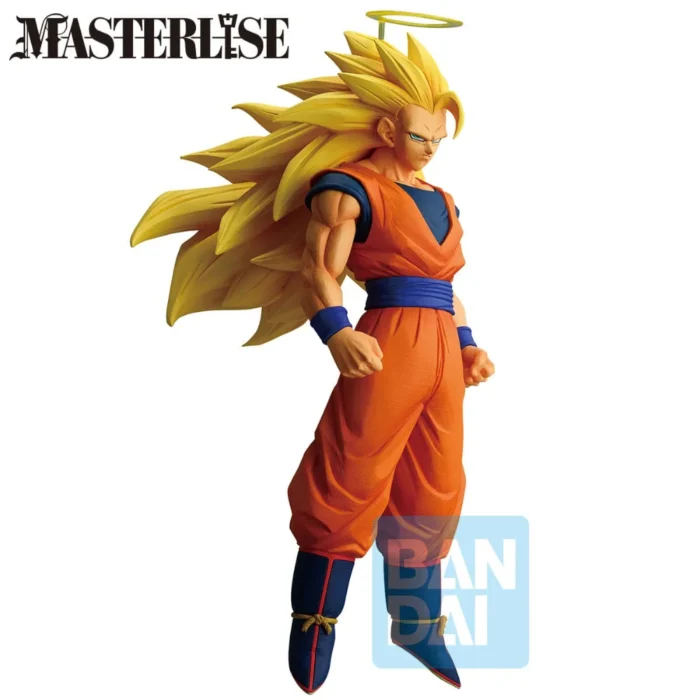 Son Goku mit Heiligenschein Dragon Ball Z Battle of the Super Saiyan Ichibansho Masterlise Statue von Banpresto
