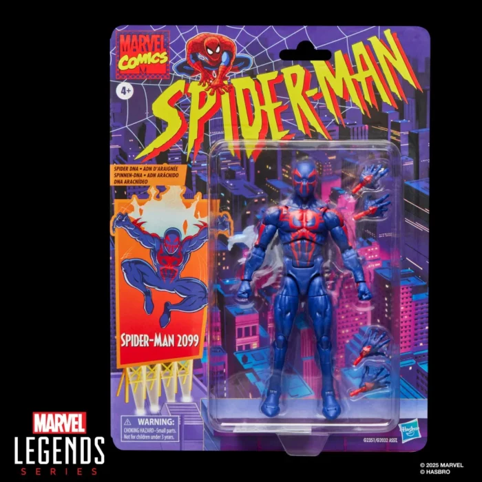 Spider-Man 2099 Marvel Legends Retro Collection Figur von Hasbro aus den Spider-Man Comics