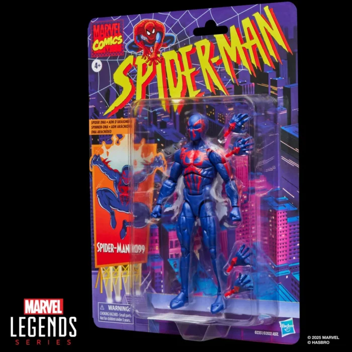 Spider-Man 2099 Marvel Legends Retro Collection Figur von Hasbro aus den Spider-Man Comics