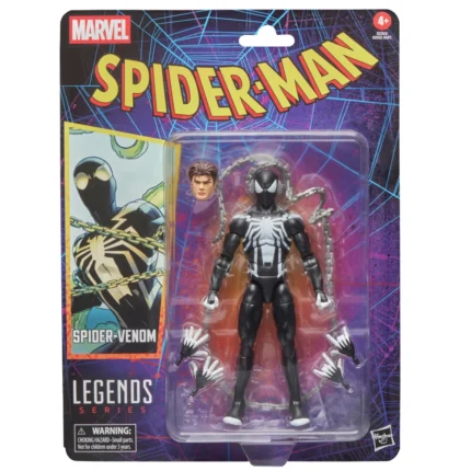 Spider-Venom Marvel Legends Retro Collection Figur von Hasbro aus den Spider-Man Comics