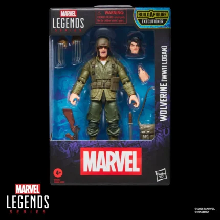 Wolverine (WWII Logan) Marvel Legends Series Actionfigur von Hasbro Build-A-Figure Executioner