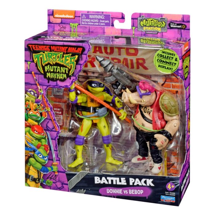 Donatello vs. Bebop - Teenage Mutant Ninja Turtles - Battle Pack - TMNT Mutant Mayhem – Bild 3