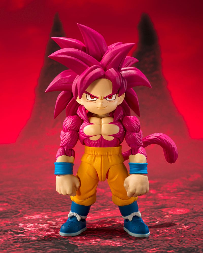 x_btn67349.jpg Super Saiyan Level 4 Son Goku - Dragon Ball Daima - S.H.Figuarts - Mini – Bild 1