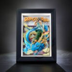 Son Goku & Dragon - Dragon Ball Z - Tamashii Art 3D Relief-Bild