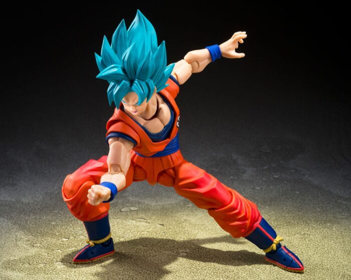Super Saiyan God Super Son Guko (Blue power transcending Limits) - Dragon Ball Super - S.H.Figuarts – Bild 4