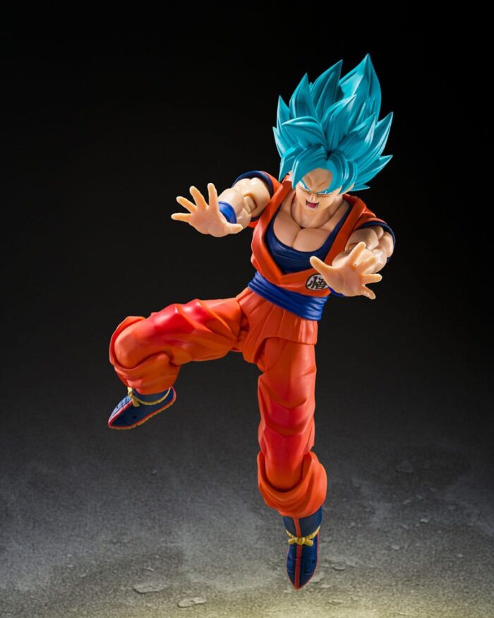 Super Saiyan God Super Son Guko (Blue power transcending Limits) - Dragon Ball Super - S.H.Figuarts – Bild 6