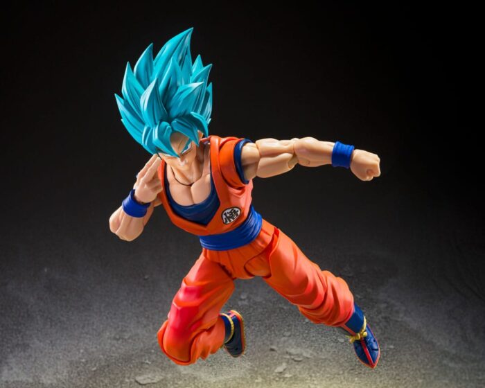 Super Saiyan God Super Son Guko (Blue power transcending Limits) - Dragon Ball Super - S.H.Figuarts – Bild 7