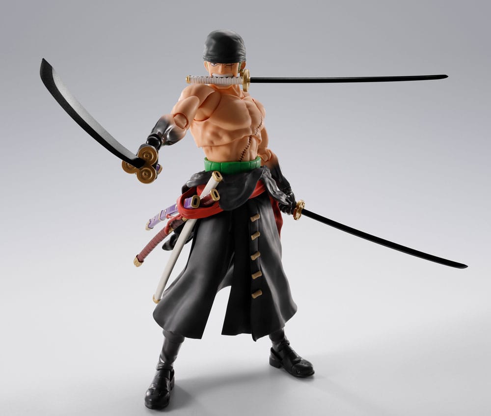 x_btn69851.jpg Roronoa Zoro - One Piece S.H.Figuarts - The King of Hell – Bild 1