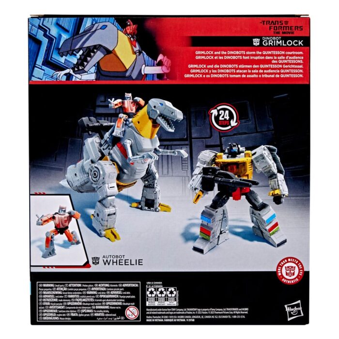 Dinobot Grimlock & Autobot Wheelie - The Transformers The Movie - Studio Series Leader Class – Bild 3