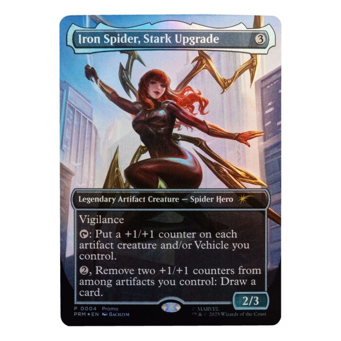 Mary Jane Watson (Iron Spider) - Marvel Legends Series - Magic: The Gathering - Plus exklusive Foil-Karte – Bild 10