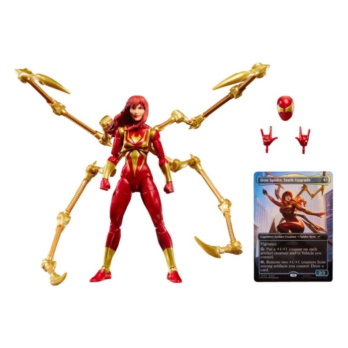 Mary Jane Watson (Iron Spider) - Marvel Legends Series - Magic: The Gathering - Plus exklusive Foil-Karte – Bild 11