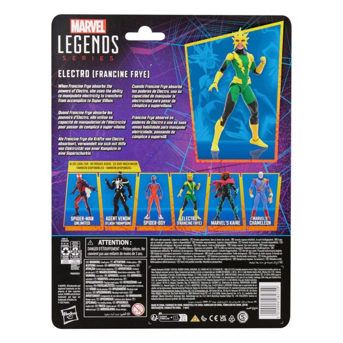 Electro (Francine Frye) - Marvel Legends Series Retro Collection - Spider-Man – Bild 8