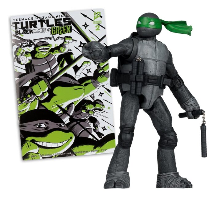 Michelangelo (Black White & Green) - Teenage Mutant Ninja Turtles Page Punchers - Red Platinum Edition – Bild 3