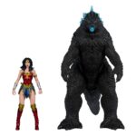 Wonder Woman Vs. Atomic Blast Godzilla - DC Multiverse - DC Justice League Monsterverse - Justice League vs Godzilla vs Kong 2-Pack