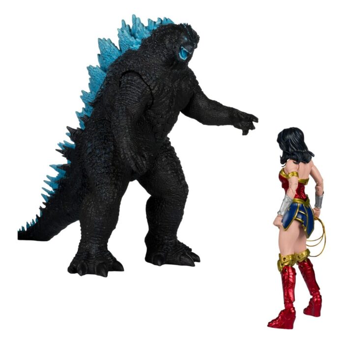 Wonder Woman Vs. Atomic Blast Godzilla - DC Multiverse - DC Justice League Monsterverse - Justice League vs Godzilla vs Kong 2-Pack – Bild 4