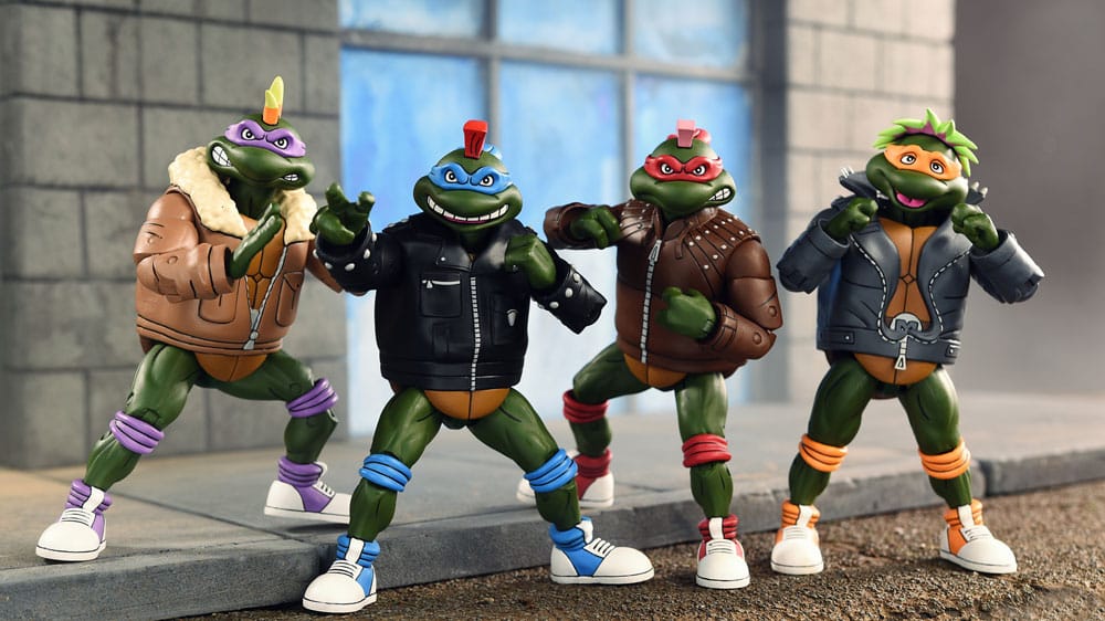 x_neca54381.jpg Punk Disguise Turtles - Teenage Mutant Ninja Turtles - Cartoon 4-Pack – Bild 1