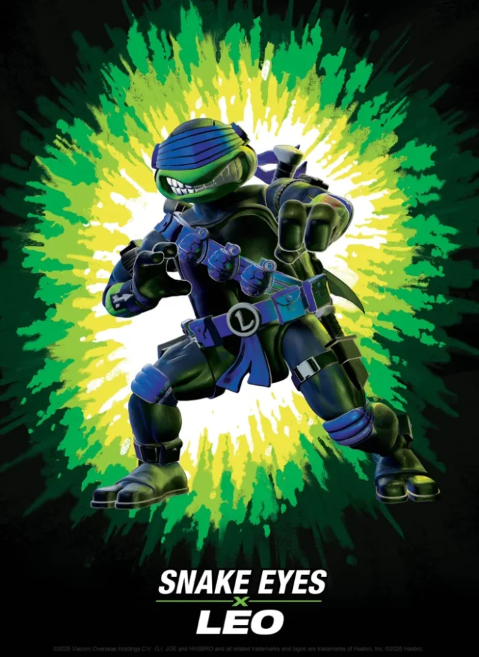 Leonardo x Snake Eyes - Teenage Mutant Ninja Turtles x G.I. Joe - Classics – Bild 4