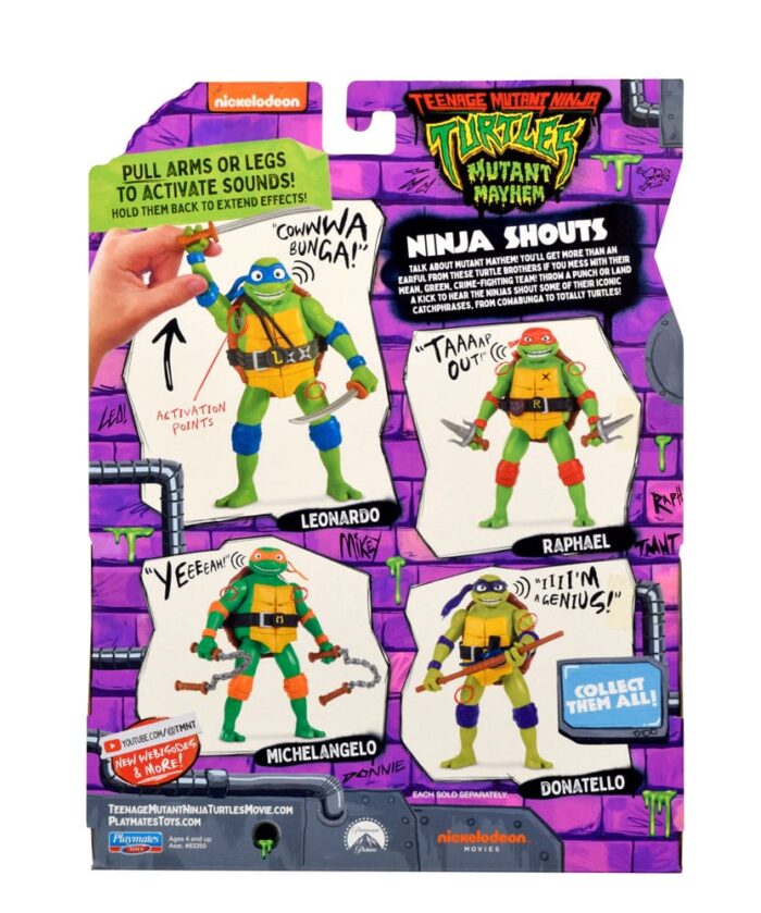Leonardo - Teenage Mutant Ninja Turtles - Mutant Mayhem - Ninja Shouts – Bild 4