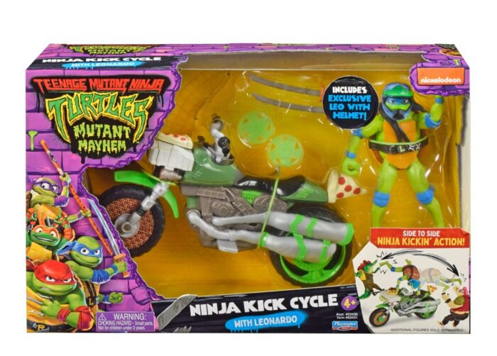 Ninja Kick Cycle & Leonardo - Teenage Mutant Ninja Turtles - Mutant Mayhem - Ninja Kickin´ Action – Bild 3