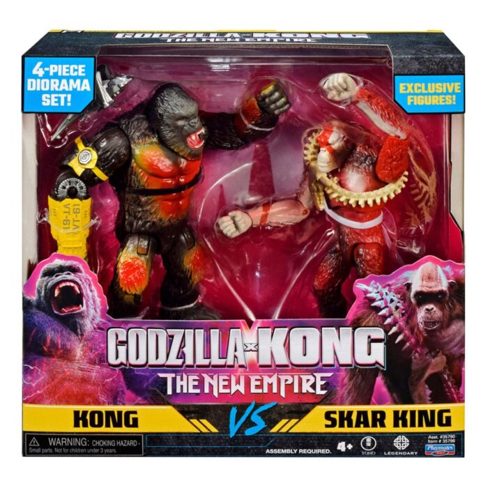 Kong vs Skar - Godzilla x Kong: The New Empire - Diorama 2er Pack – Bild 3