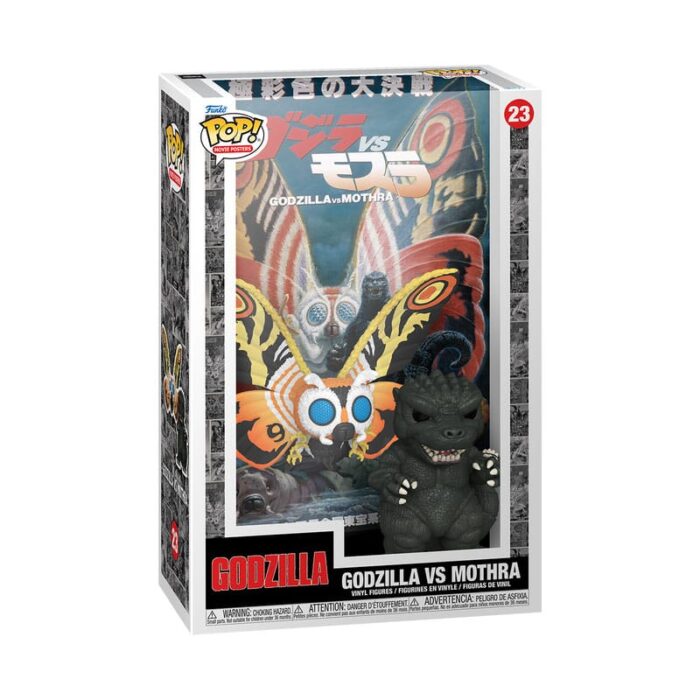 Godzilla vs Mothra - Godzilla - 70th Anniversary POP! Movie Poster & Figur – Bild 3