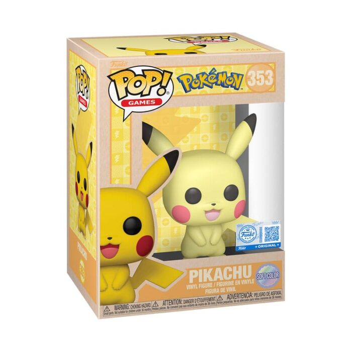 Pikachu (Softcolor) - Pokémon - POP! Games – Bild 3