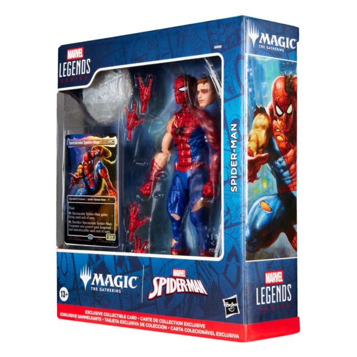 Spider-Man (Battle-Damaged) - Marvel Legends Series - Magic: The Gathering - Plus exklusive Foil-Karte – Bild 3