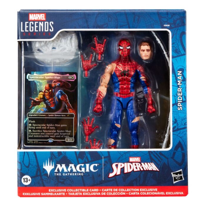 Spider-Man (Battle-Damaged) - Marvel Legends Series - Magic: The Gathering - Plus exklusive Foil-Karte – Bild 4