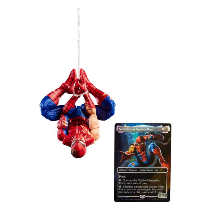 Spider-Man (Battle-Damaged) - Marvel Legends Series - Magic: The Gathering - Plus exklusive Foil-Karte – Bild 10