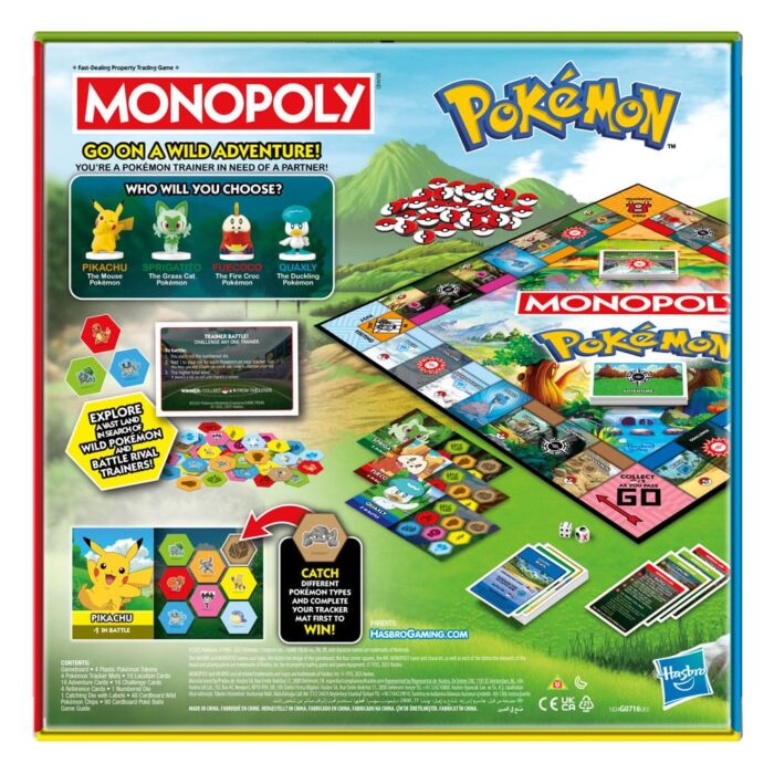 Pokémon - Monopoly - Brettspiel - Englische Version – Bild 3