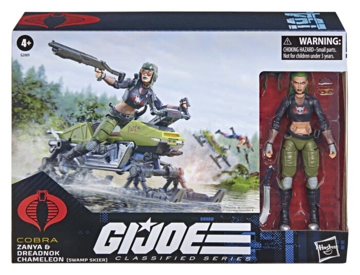 Zanya und Dreadnok Chameleon (Swamp Skier) - G.I. Joe Classified Series - #194 – Bild 6