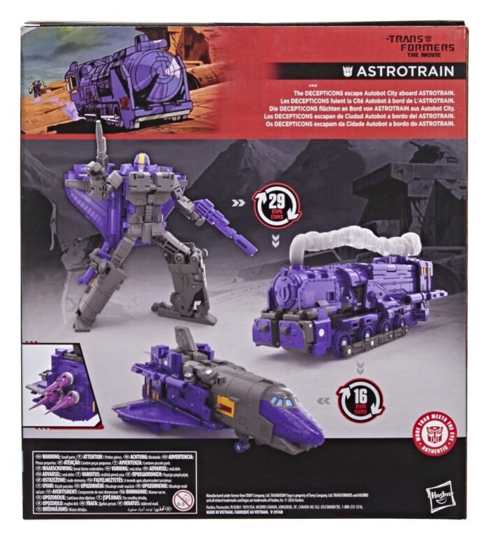 Astrotrain - Transformers: The Movie - Studio Series Leader Class – Bild 3