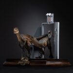 Raptors at the Kitchen's Door - Jurassic Park Art Scale Statue – Bild 5