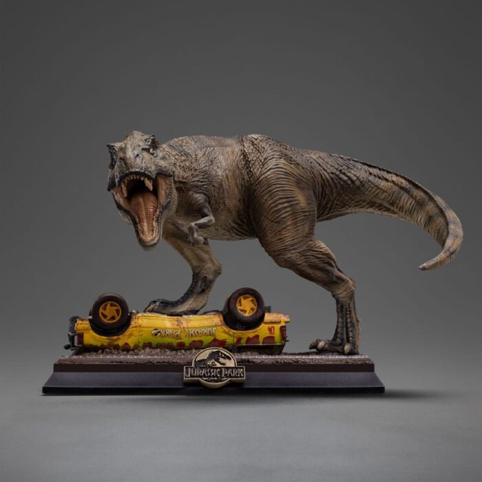 T-Rex Attack - Jurassic Park - Icons Statue – Bild 3