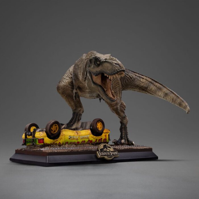 T-Rex Attack - Jurassic Park - Icons Statue – Bild 4