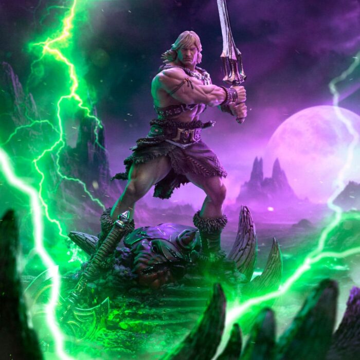 He-Man Unleashed - Masters of the Universe - Deluxe Art Scale Statue – Bild 3