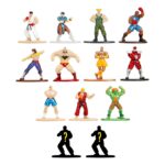 Nano Metalfigs Diecast - Street Fighter Display (24 Stck.)