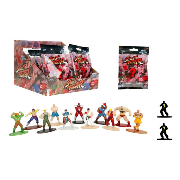 Nano Metalfigs Diecast - Street Fighter Display (24 Stck.) – Bild 3