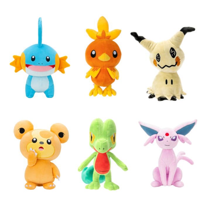 x_jaz95217-22.jpg Pokémon - Plüschfigur Version 22 - Sortiment (6 Stck.) – Bild 1