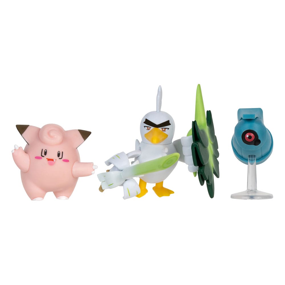 x_jazpkw3057.jpg Piepi, Tanhel & Lauchzelot - Pokémon - Battle Figuren Set - 3-Pack – Bild 1