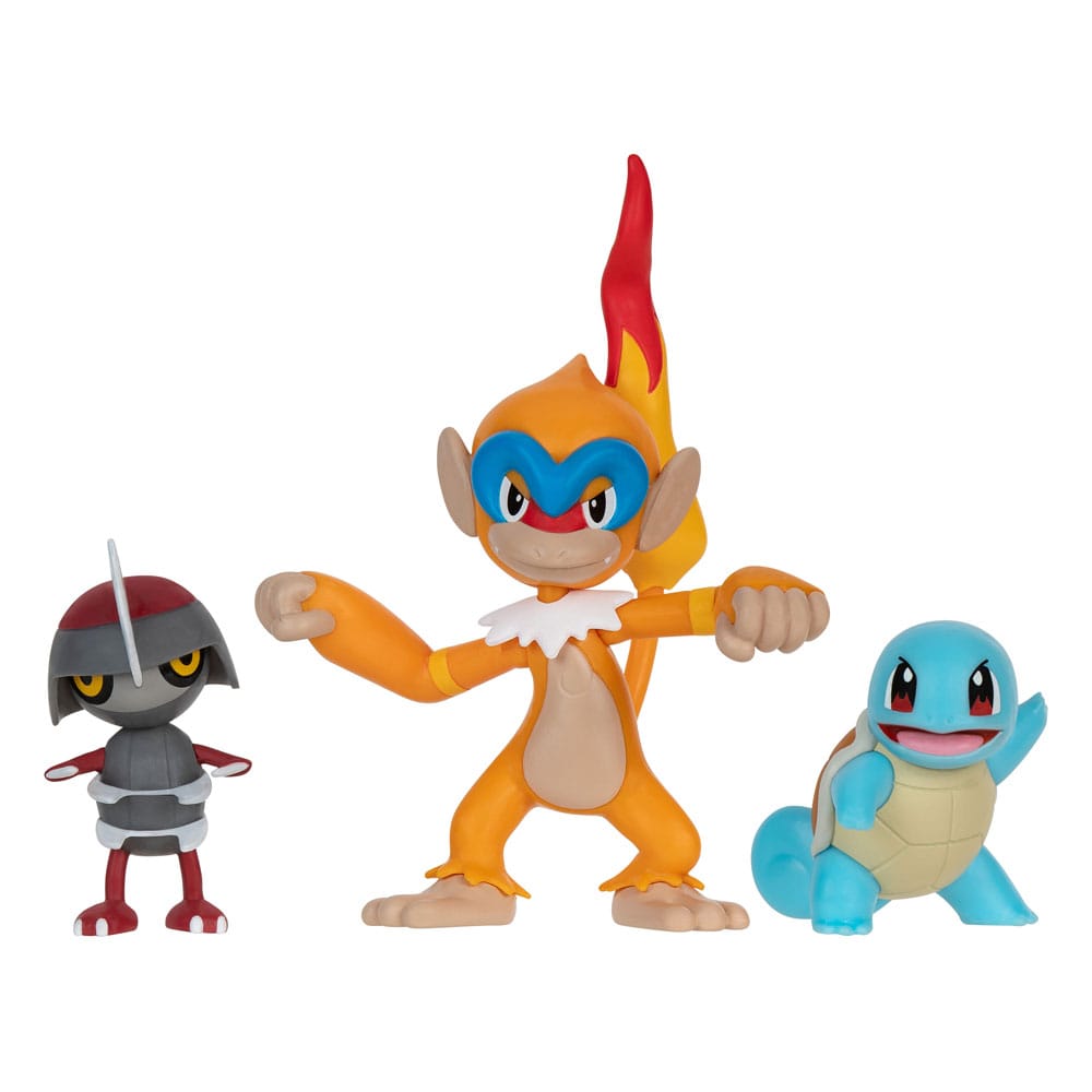 x_jazpkw3058.jpg Gladiantri, Schiggy #1 & Panpyro - Pokémon - Battle Figuren Set - 3-Pack – Bild 1
