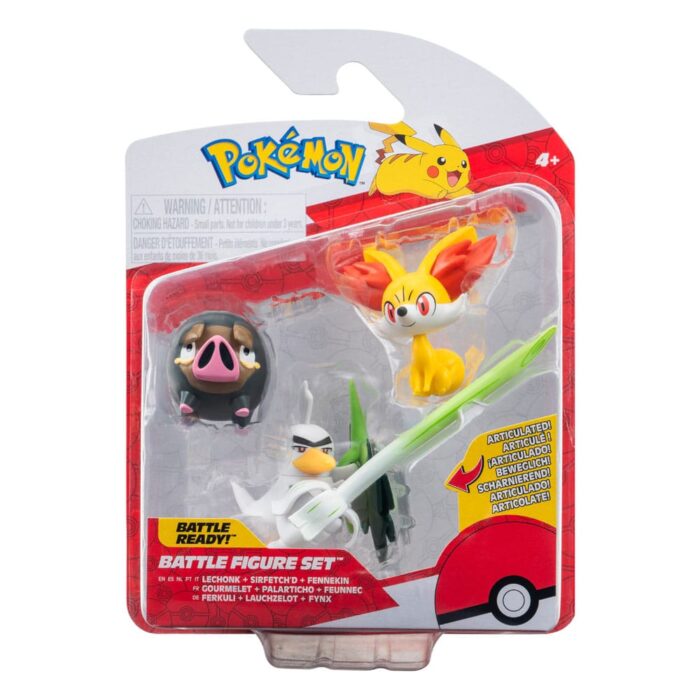 Fynx, Ferkuli & Lauchzelot - Pokémon Battle Figuren Set - 3-Pack – Bild 3