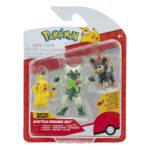 Leufeo, Pikachu & Feliospa - Pokémon - First Partner Battle Figuren Set - 3-Pack – Bild 4